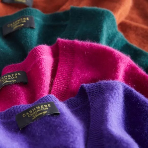 Charter Club Luxury Cashmere Purple Crew Neck Sweater 🍇 - Picture 6 of 6